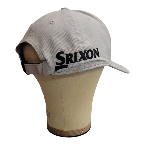 Srixon Golf Adjustable Tuck Strap Cap Trucker Baseball Logo 3D Hat Gray PGA - Picture 10 of 12